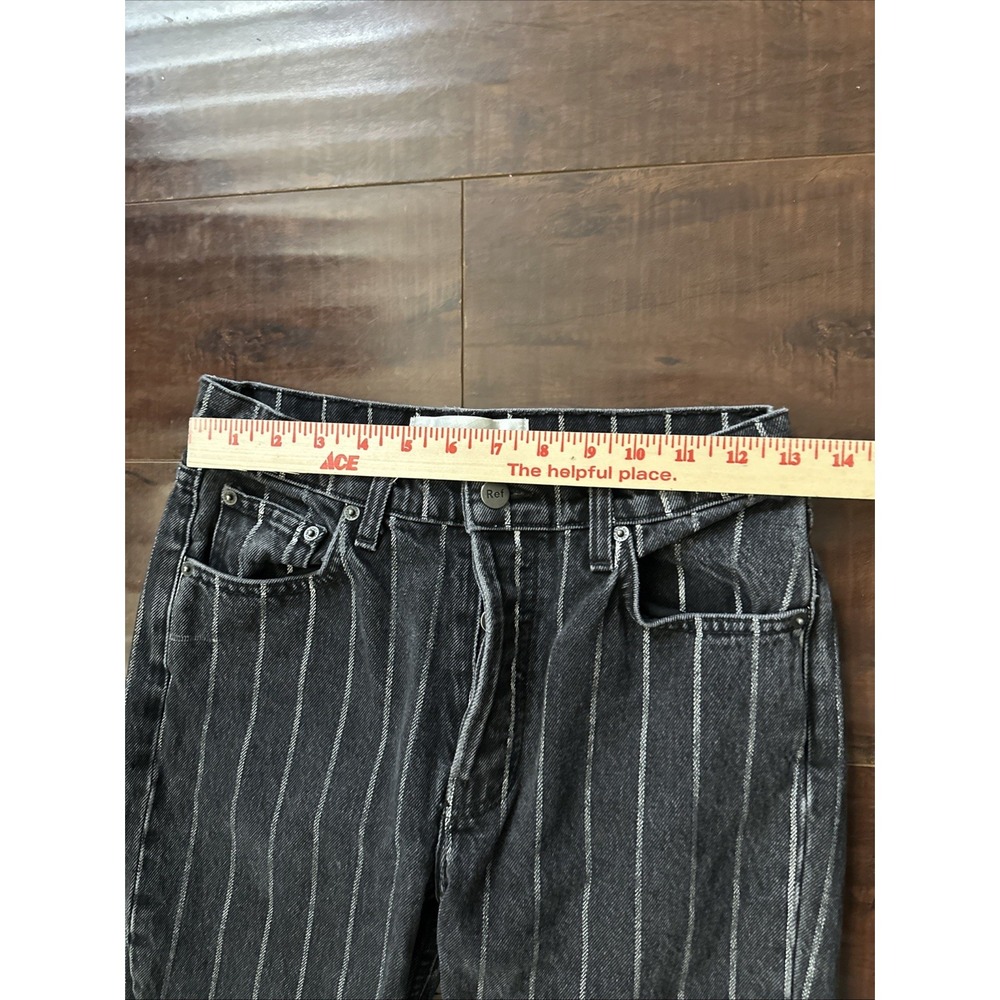 REFORMATION ROPER JEANS washed out dark grey/black Womens Size 26 - Picture 4 of 8